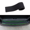 Universal Trunk Rear Guard Plate Sticker Car Rear Bumper Trim Anti-kicked Scratch Protection Sticker Strip 3D Film