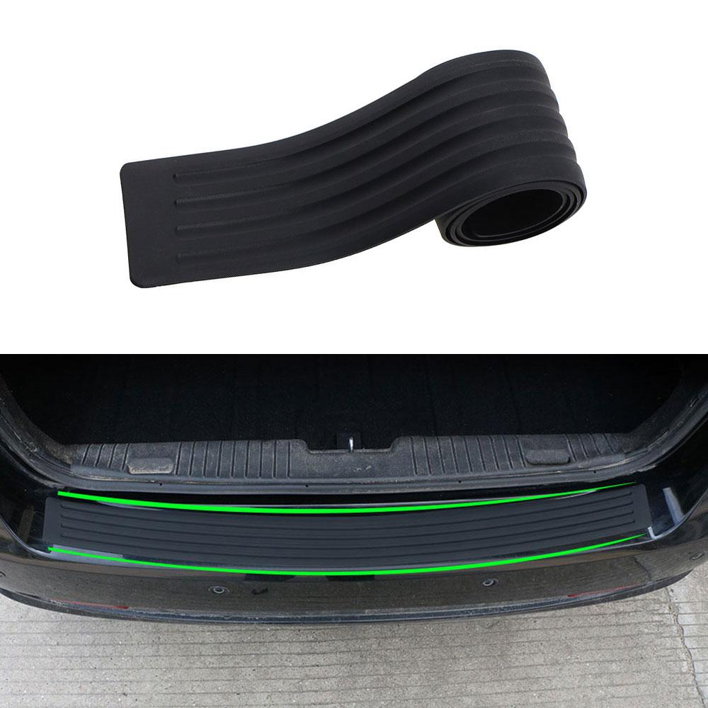 

90/104cm Universal Trunk Rear Guard Plate Bumper Protector Trim Anti-Kicked Scratch Protection Rubber Anti-Scratch Car Acc