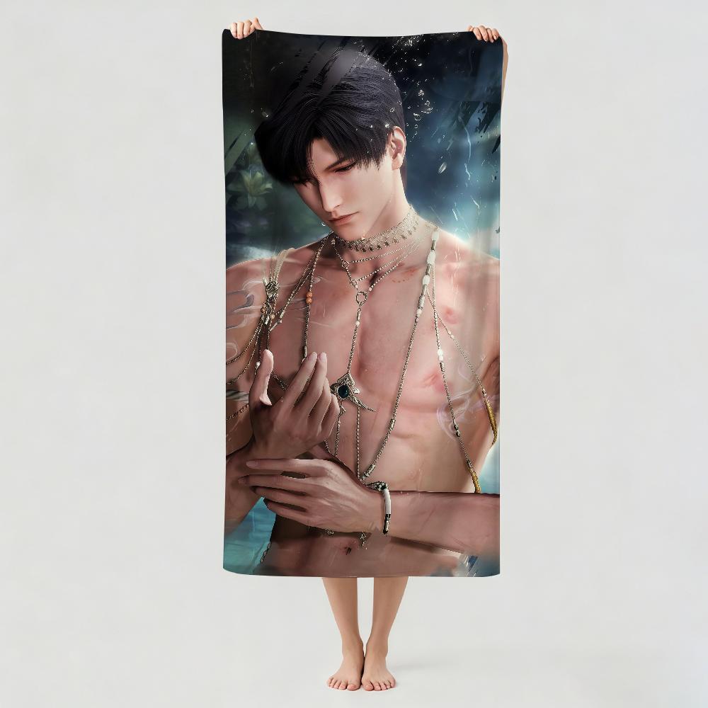 Game Love and Deepspace Zayne Towel Drying Bath Towel Applicable To Light Swimming Camping Yoga Beach Out