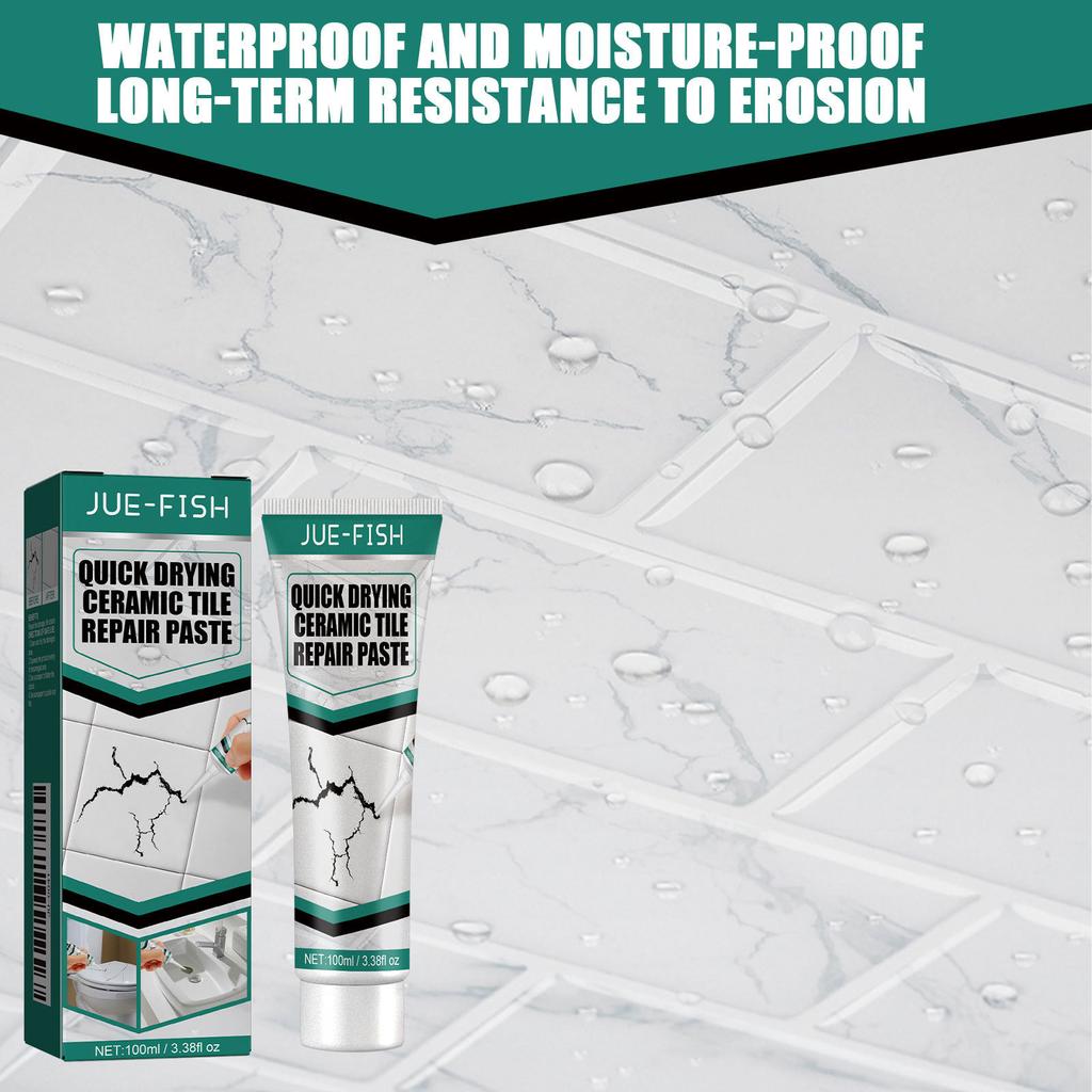 JUE FISH tile filling paste crack and gap assisting coagulation bonding tile marble bathtub furniture filling paste