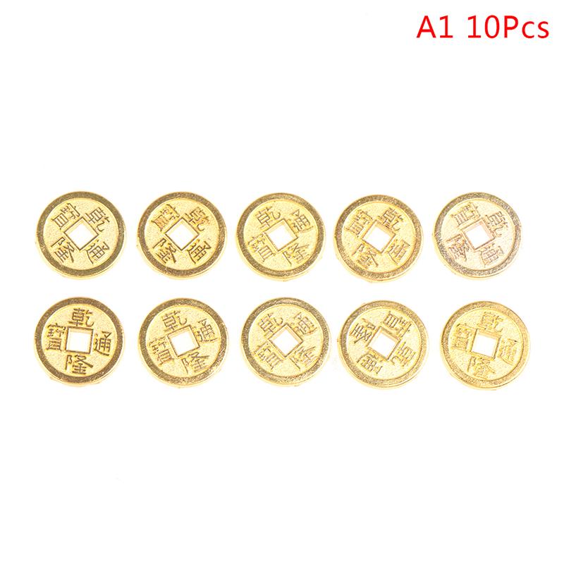 

1:12 Миниатюрный кукольный домик из золотого кирпича Миниатюрные медные наличные кукольные домики Аксессуары