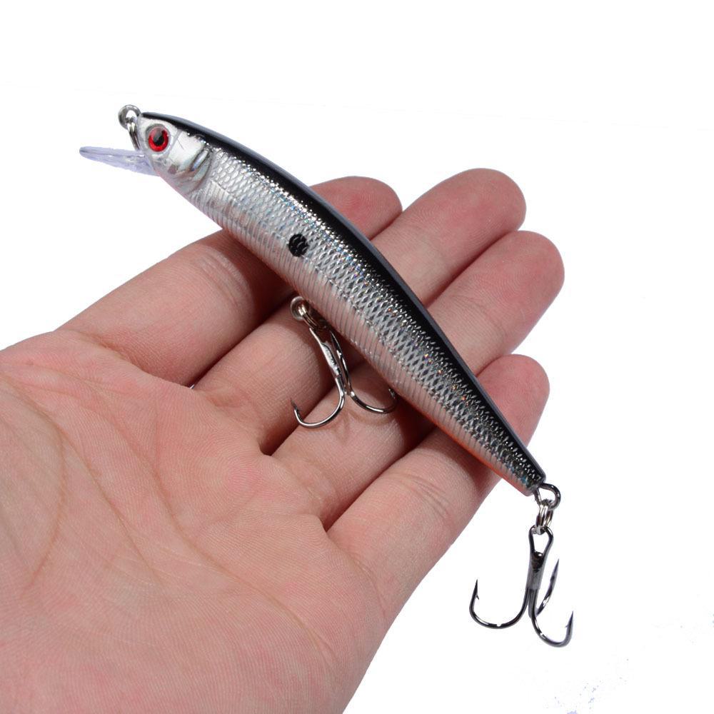 9.5cm/8.5g Minnow Lure, 10 Colors, Bionic Hard Plastic Fishing Bait