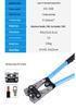 HX-50B Manual Crimping Tool and Cable Cutter for Copper Aluminum Lugs