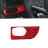 For BMW 6 Series E63 E64 04-10 Red Carbon Fiber Headlight Lift Switch Panel Trim