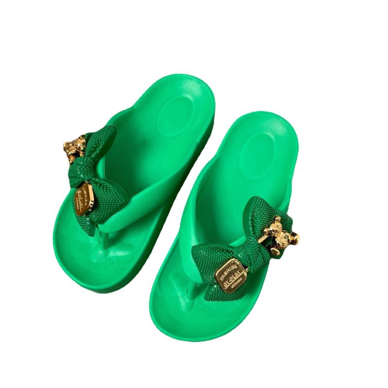 Fashion Lightweight EVA Thick Soled Women's Shoe Summer New Soft Soled Anti Slip Beach Shoes Fashion Women Sandals Comfor Simple Slipper