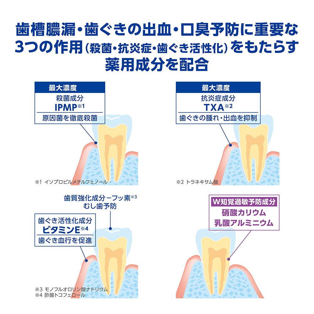 Denthealth Medicated Toothpaste for Periodontal Disease Sensitive 85g [Quasi-drug] Prevention, Toothpaste,