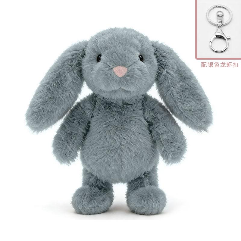 1Pc 15CM Cute Lop-eared Rabbit Plush Pendant Toy Stuffed Soft Bunny Dolls Kawaii Keychain Bag Pendant Doll Birthday Gifts