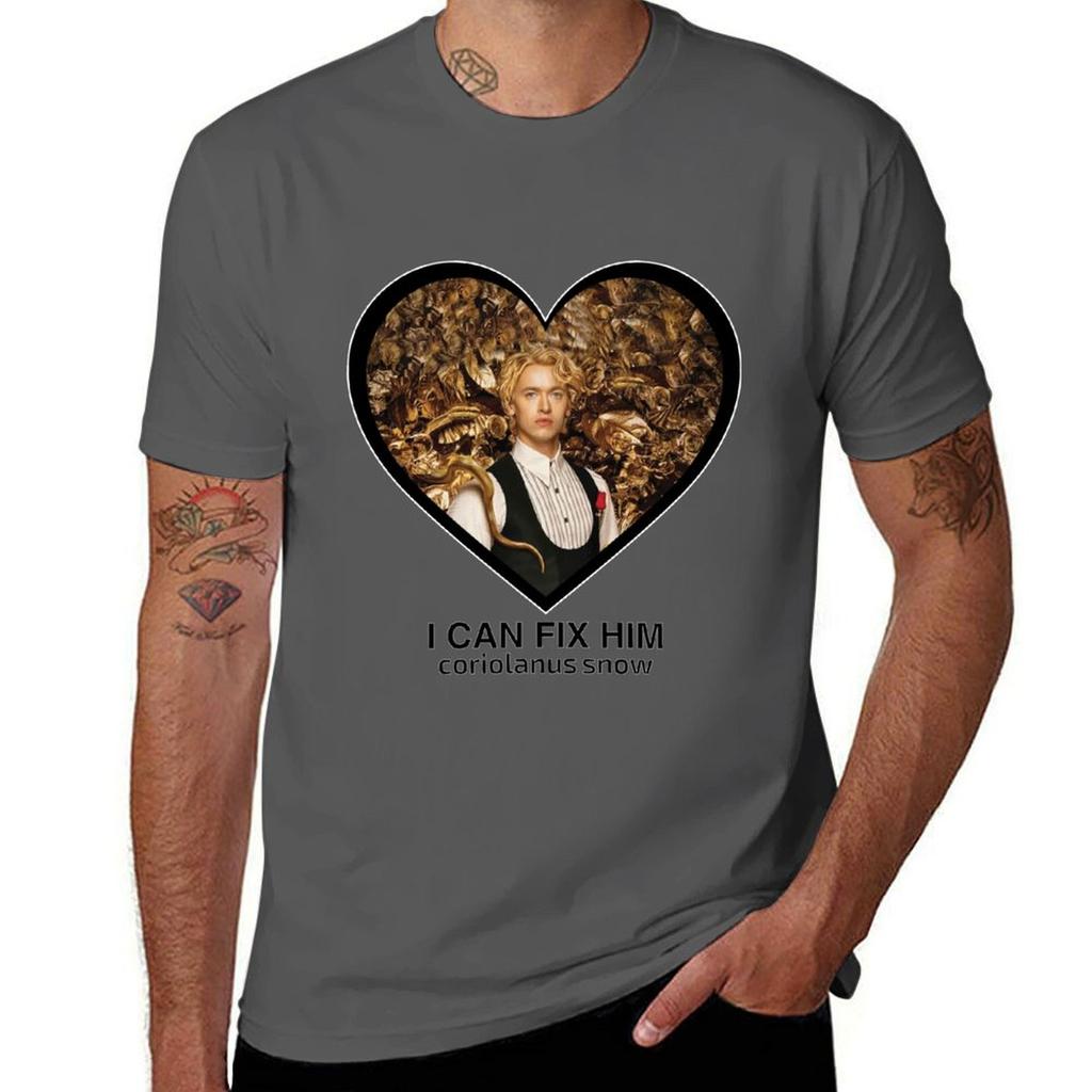 Coriolanus Snow I Can Fix Him Tshirt Sticker hunger games Tshirt Aesthetic clothing shirts graphic tees men clothings
