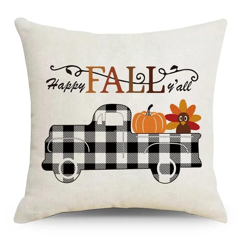 

Домашний Декор Осенний Гном Пожелания И Дизайн Тыквы Наволочки С Рисунком Чехол для Подушки Подходит Для Дивана Спальни Автомобиля Наволочка 40x40cm