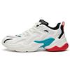 All Over Victory Cushioning Slip Resistant Low Top Chunky Sneakers Men's White Blue 112018882-1
