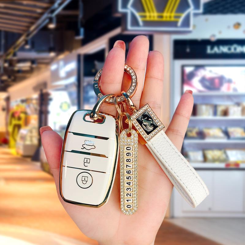 K3/K4/K5/KX3/KX5/Sportage/Sorento Yipao Key Case – Full Coverage Smart Car Key Shell