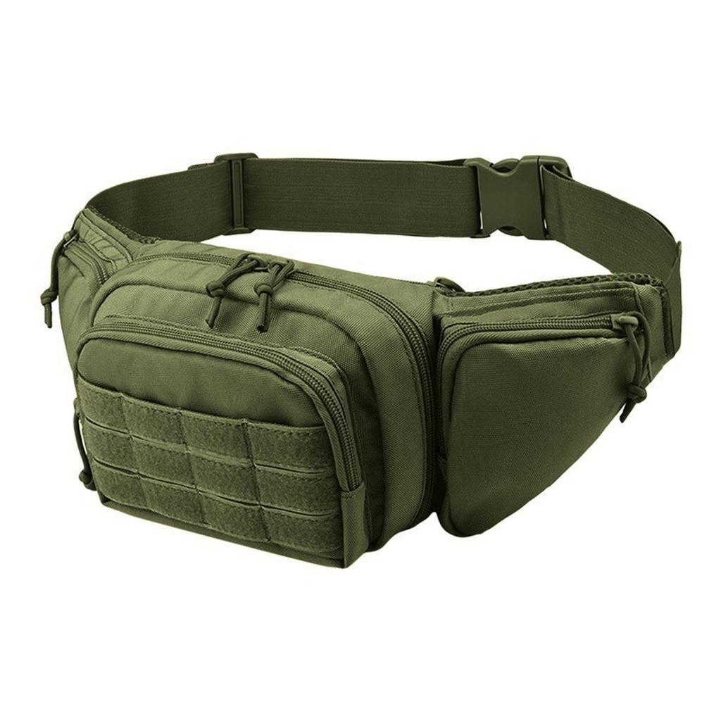 Men Waist Fanny Pack Belt Bag Military Motorcycle Rider Sports Climb Camping Nylon Male Tool Sling Chest Hip Bum Bag