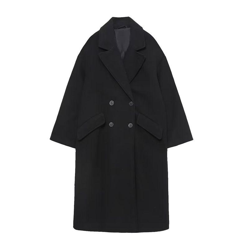 Kaslead Women's Clothing Loose Unisex Style Coat Overcoat