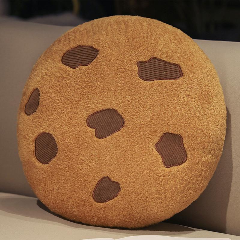

Creative Cookies Plush Seat Cushion Soft Food Pillows Stuffed Doll Toys for Kids Children Girl Birthday Room Decor New Year Gift 10cm Pendant