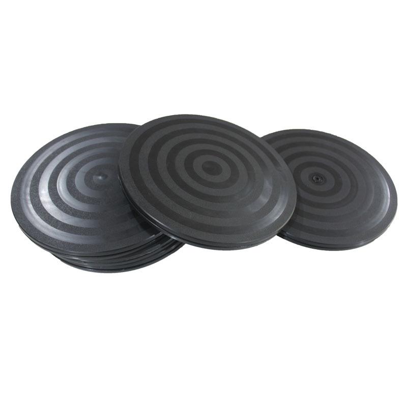 

Double-Layer Plastic Turntable for Sculptures, Displays & Flower Pots 20 cm Flat Surface чёрный