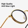 High Quality Retro Anti-Blue Light Reading Glasses Men Women Brand Designer Blocking Blue Light Eyeglasses Alloy Frame Readers