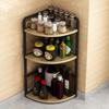 Wutuo 3-Tier Stainless Steel Corner Kitchen Storage Rack