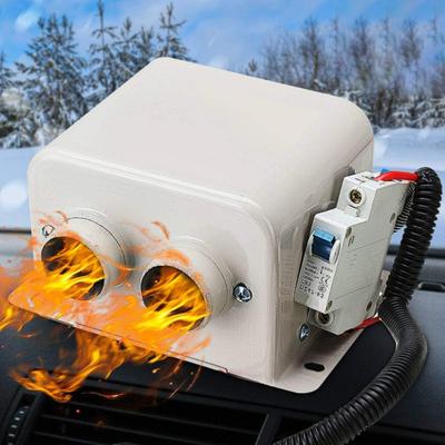 600W/800W 12V/24V Portable Car Fan Heater Windshield Frost Removal Defroster