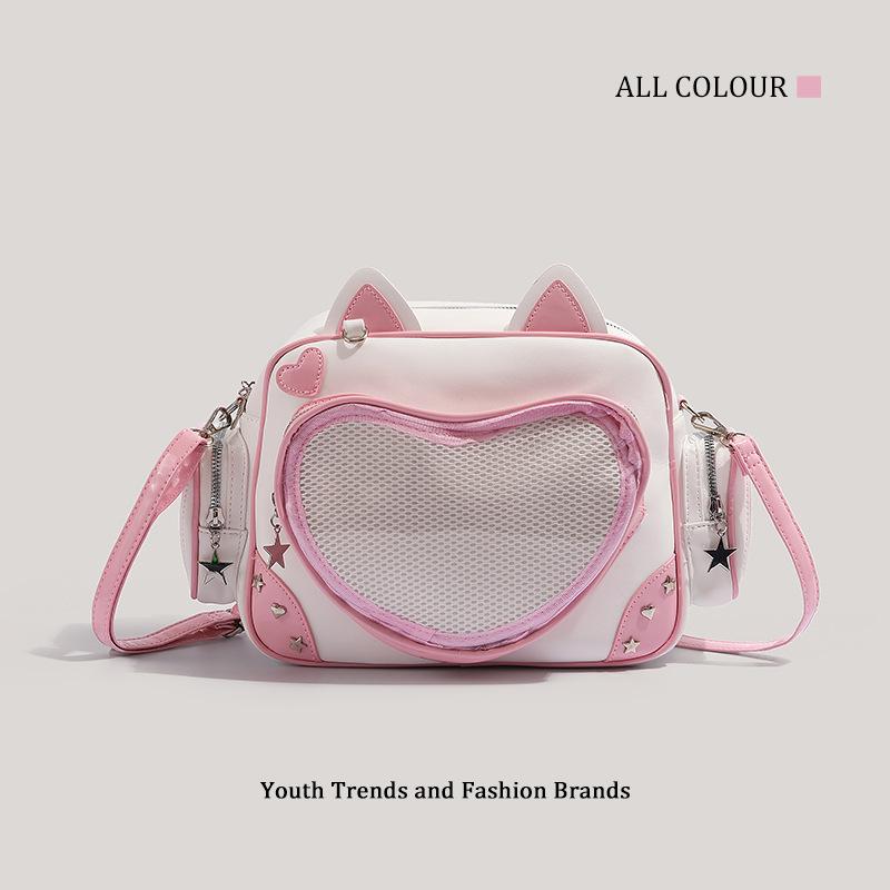 

Новый универсальный милый механический кот Рюкзак Миллениум розовый