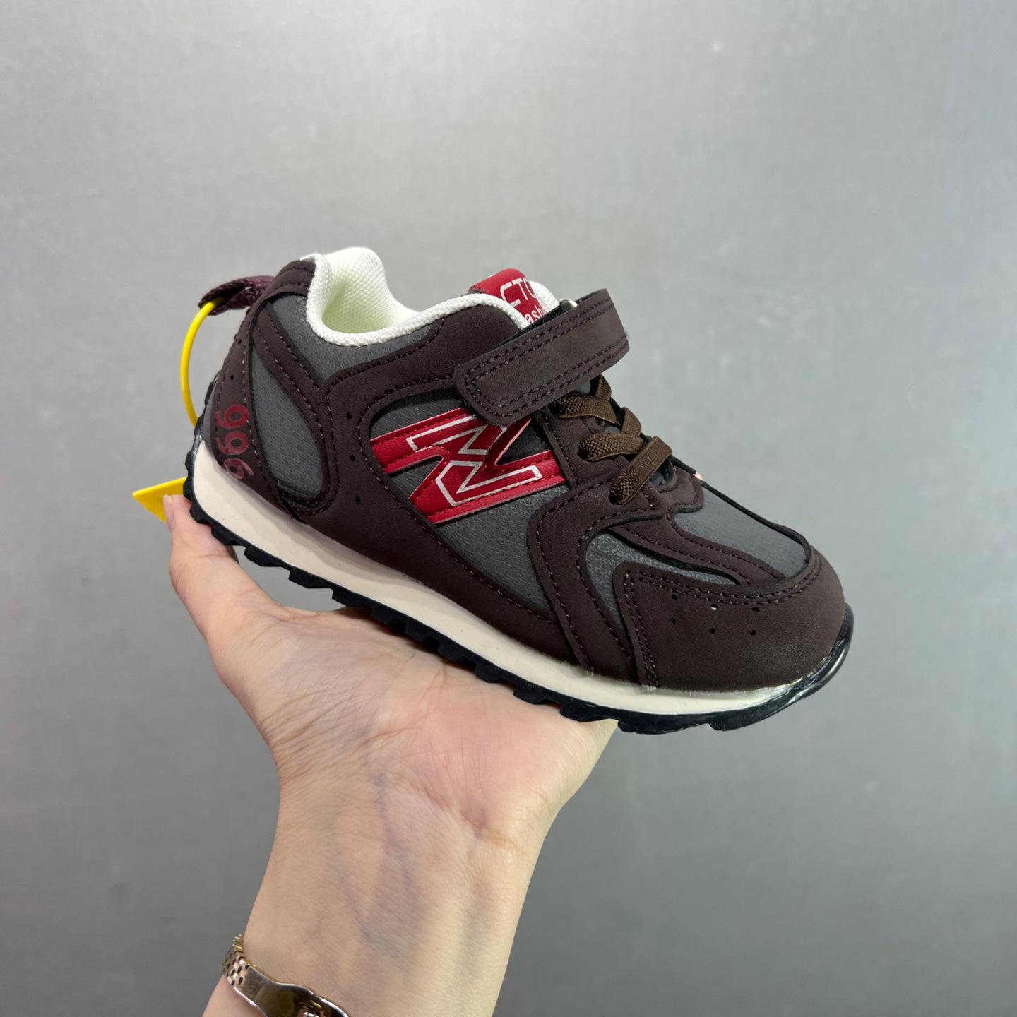 Children s 996 Velcro Sports Shoes - Breathable, Lightweight, Shock-Absorbing, Versatile, Trendy Casual Sneakers EUR 28