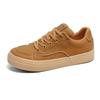 Fashion Brown Low Cut Sporty Casual Shoes For Men Autumn Fashionable Korean Style Youthful Single Shoes Suitable For Students