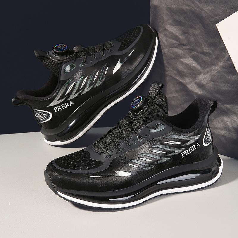 

Sneakers new button ultra-light shock-absorbing running shoes full microfiber popcorn casual shoes fashionable versatile couples trendy shoes 45 чёрный