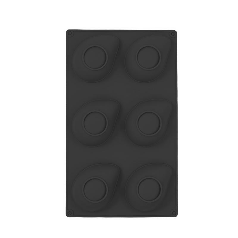 6/12 Cavity Silicone Mold For Mango Mousse Cakes Fruit Shaped Silicone Mold For Chocolate Silicone Mold For French Pastries