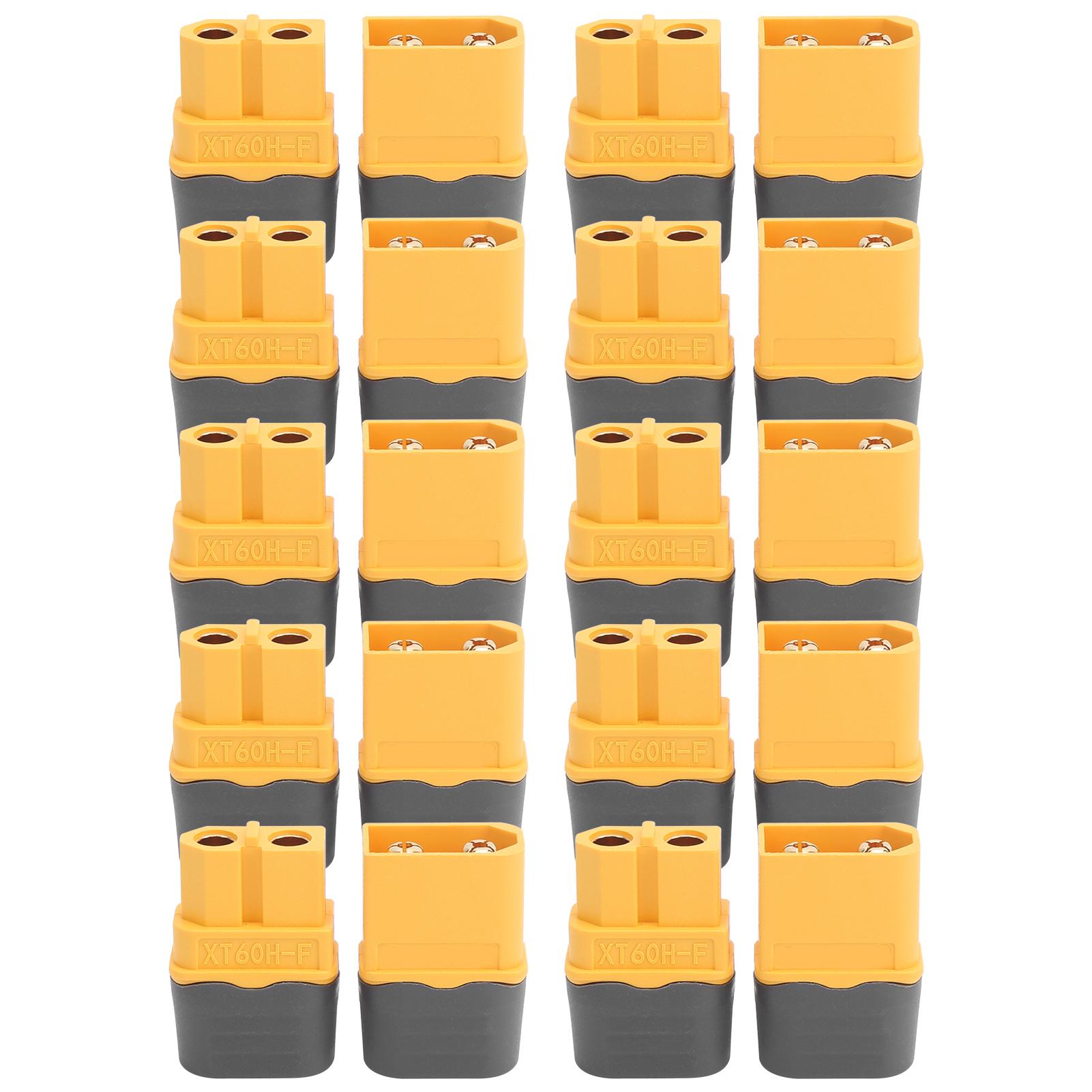 

10 Pair XT60 Plug Male Female Connector with Protective Cover Accessory for RC Aircraft Battery