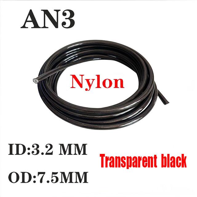 AN3 Motorrad Auto Hydraulischer Bremschlauch Automobil Racing Nylon PTFE Stahlgewebe Kupplung Universell Scheibenbremse Ölleitung 1/8