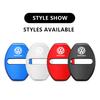 4Pcs Metal Car Door Lock Cover Protective Buckle Cover Sticker For VW Golf Polo Tiguan Touran Jetta Passat CC T5 GTI Magotan GTD zr9