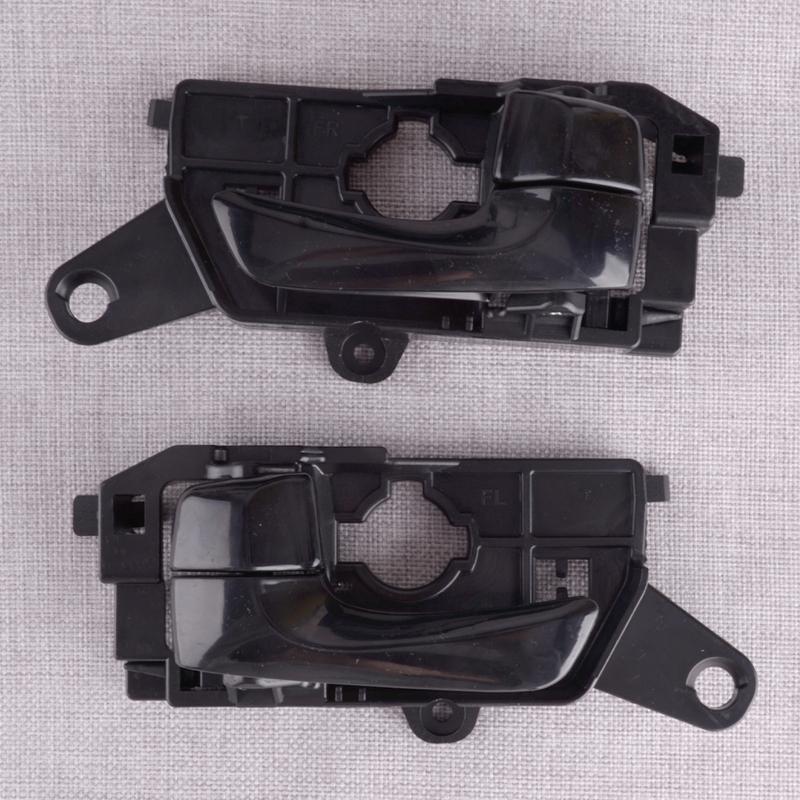 82610-3K520 82620-3K520 1 Pair Car Interior Front Left & Right Door Handle Fit for Hyundai Sonata 2008 2009 2010 Black Plastic