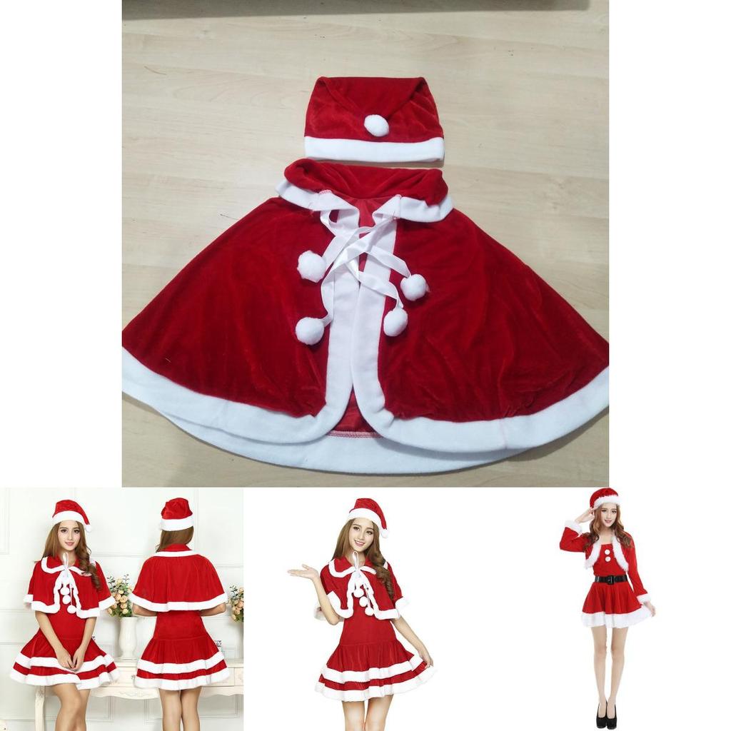 Deluxe Weihnachts-Weihnachtsmann Damen Performance Rock Set