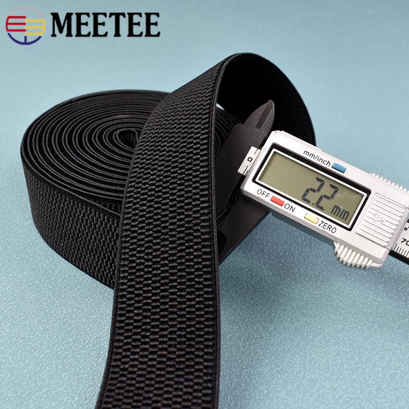 1/2/3/5Meters 2.5-10cm Polyester Elastic Band for Sewing Skirt Belt Waistband Stretch Strap Webbing DIY Garment Accessories