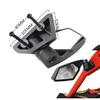 UTV Rearview Side View Mirrors 180° 360° Adjustable 715002898 for Can Am Maverick X3 Max R RR 4x4 XMR XDS Turbo DPS 2017-2025