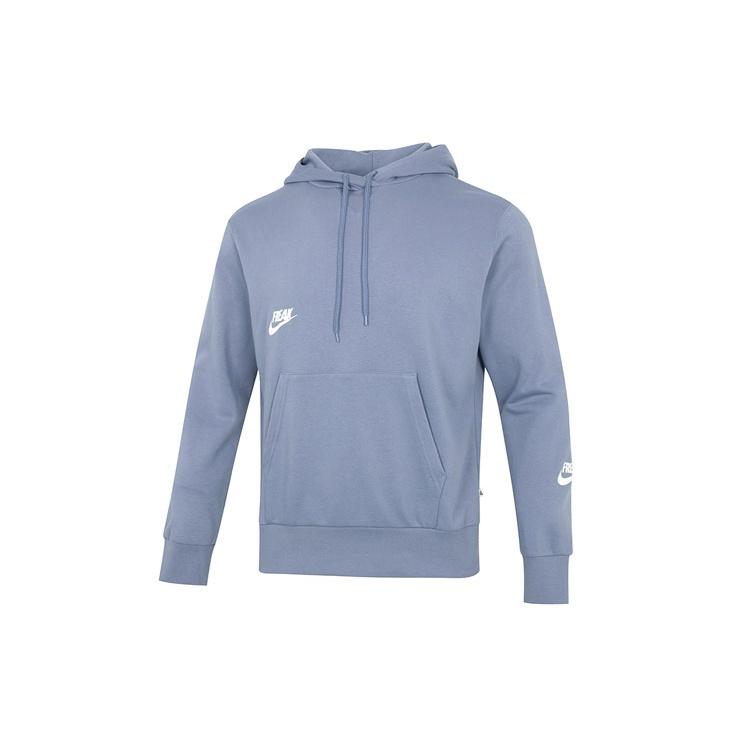 Men s Nike Logo Printing Drawstring Hooded Casual Blue DQ5650-493 M