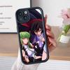 Anime Lelouch Phone Case for iPhone 17 16 15 14 13 12 11 Air Pro Max Plus Black Soft TPU Shockproof Cover