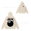 Mens Oversized Hooded Sweatshirt With Letter Print Streetwear Style Cotton Pullover Winter