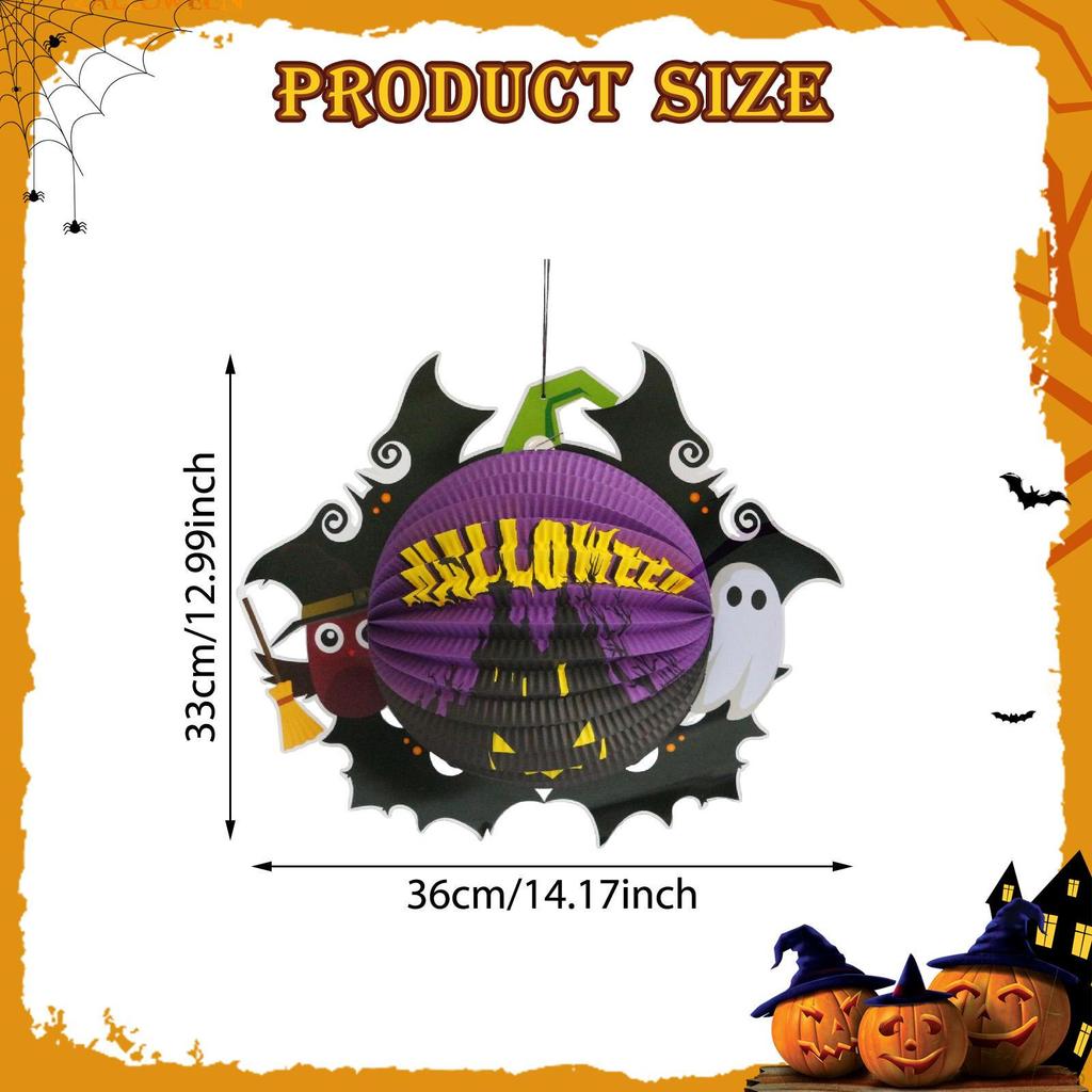 Halloween Lantern Decor Modern Cute Party Favors Photo Props Hanging Ornament for Outdoor Room