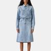 Levis Comfortable Versatile Casual A-Line Long Sleeve Dress Women dresses 005NZ-0000