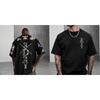 Summer Anime Skull Printed Men's T-shirt Short Sleeve Pattern T-shirt