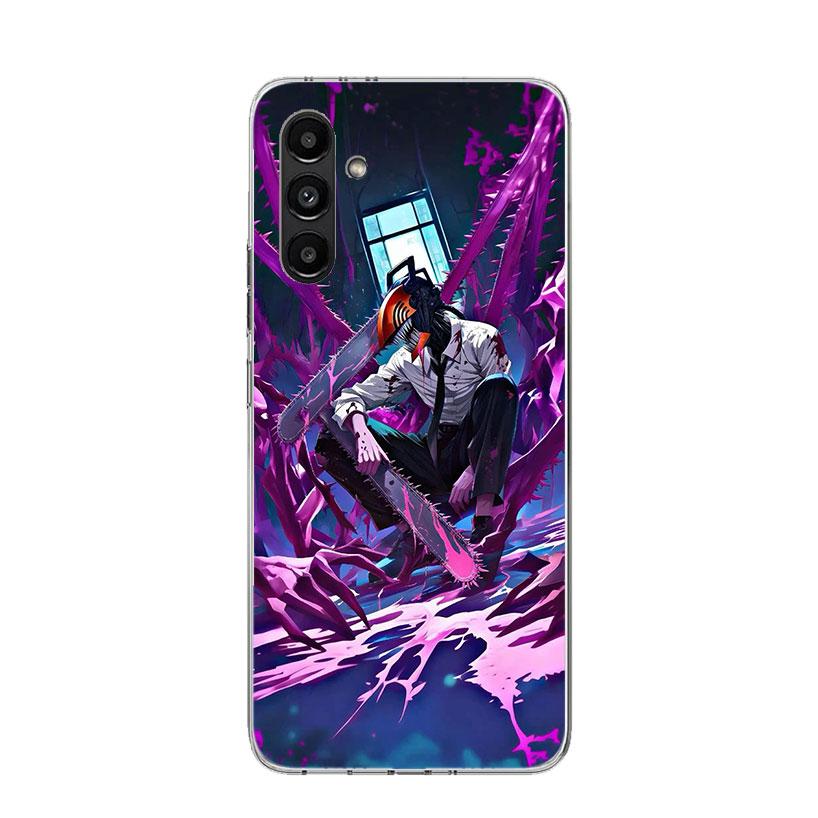 C-Chainsaw Mans Denji Phone Case For Samsung Galaxy A17 A16 A14 A15 A13 A57 A56 A54 A55 A53 A37 A36 A34 A35 A33 A26 A24 A25 A23