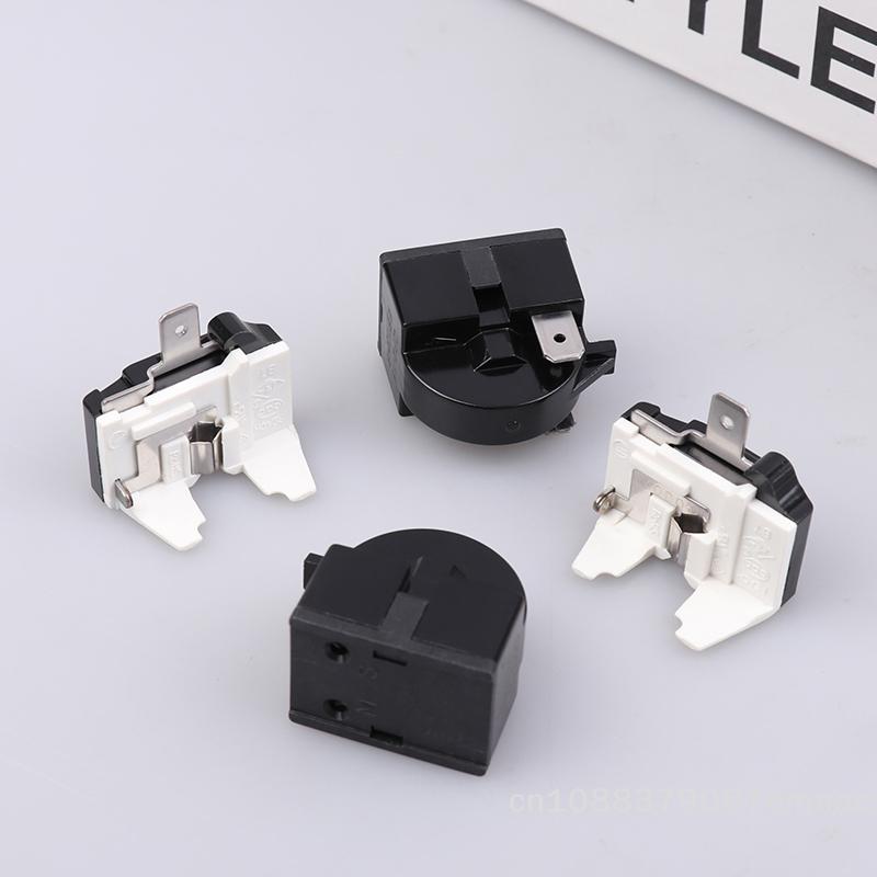 [ZYAS]Refrigerator Compressor PTC Start Relay Refrigerator Starter Overload Protector 1/2 Pin 15 Ohm 1/6H Replacement Protector