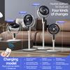 High Quality Floor Fan Air Circulation Fan Rechargeable DC 12V Fan 9000mAh Large Battery Scalable Fan Outdoor Fan with Remote