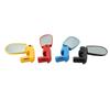 1 Pair Adjustable Rearview Mirror Abs For Mountain Bikes Rearview Flat Mirror For Bike Installation Replace Parts