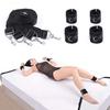 Sexual Bondage Restraints BDSM Bed Sex Toy Adjustable Handcuffs Wrist Ankle Cuff Restraints Erotic Couple Games Gear Kit