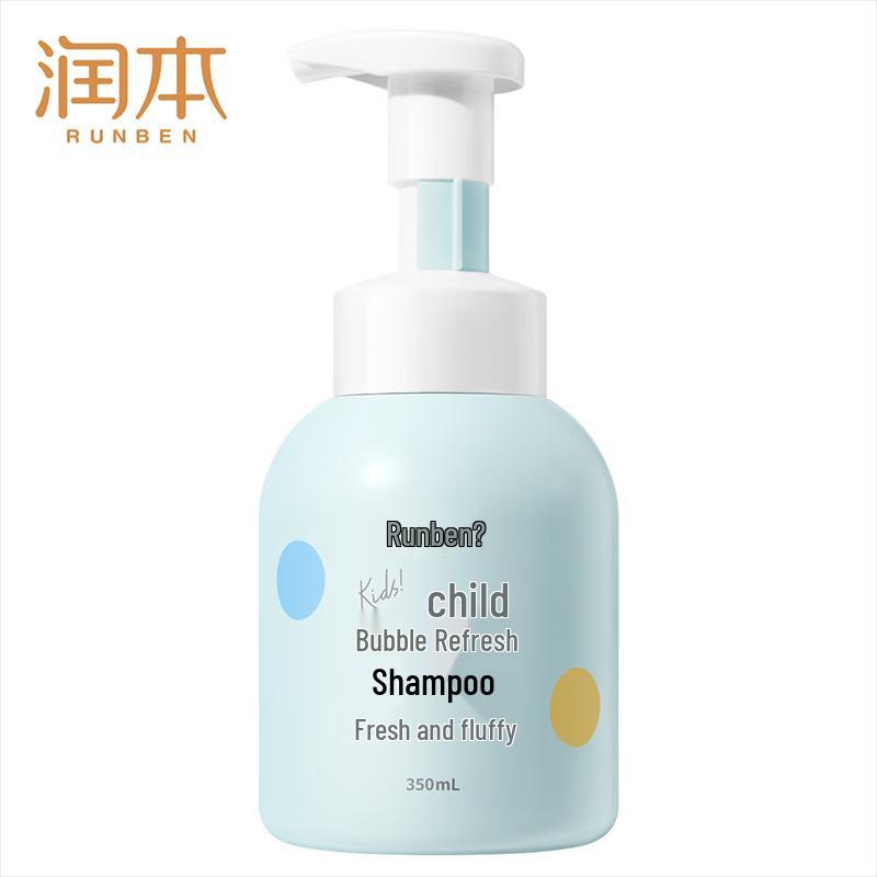 Runben Kids Oil Control Bubble Shampoo (2-15 Yrs) 350ml
