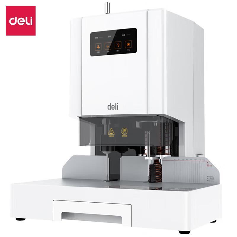 Deli 14601 Financial Document Binding & Punch Machine