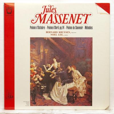 LP Record JULES MASSENET BERNARD KRUYSEN NO  Pome dOctobre Pome dAvril Po ARN38799 ARION 1986 France Classical Used