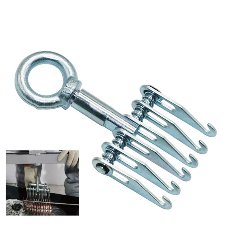 6 Finger Claws Hook Dent Puller Claws Hook for Car Sheet Metal Dent Removal Heavy Duty Puller Tool Auto Body Repair Tool