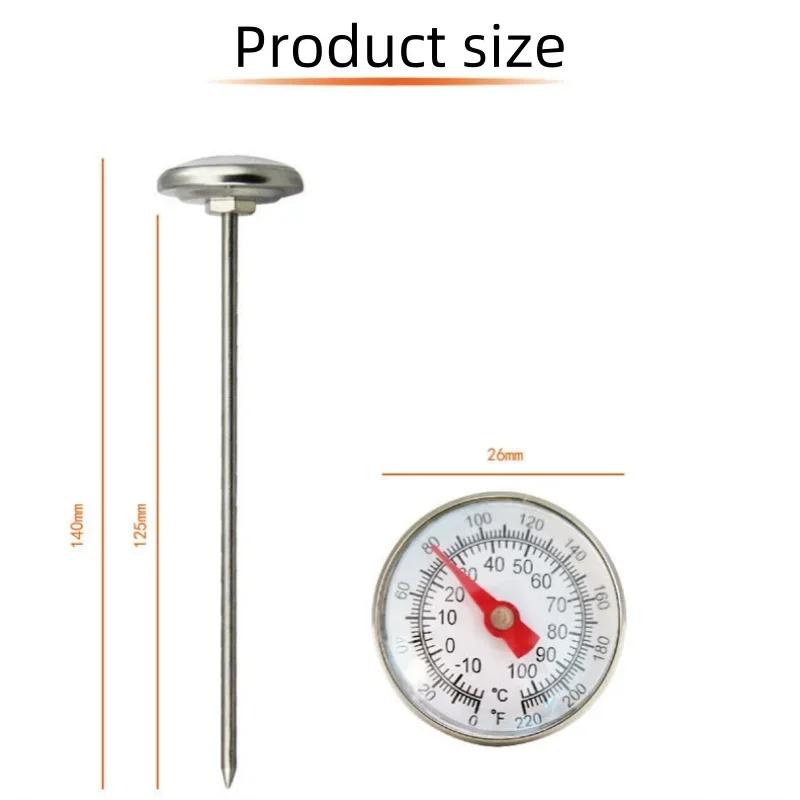 Stainless Steel Probe Coffee Milk Thermometer for Kitchen Baking  Water Temp  Measuring MustHave Tool for Precise Temp Control